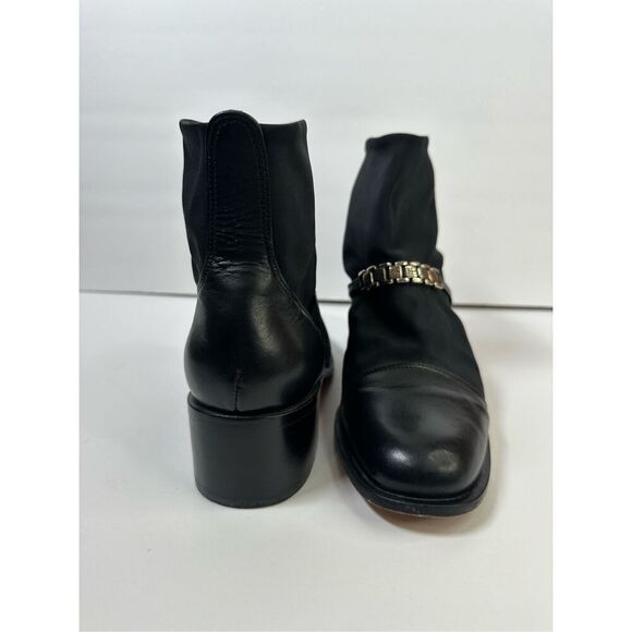 Brighton Vintage Black Ankle Boots Sz 9.5 - Picture 5 of 10